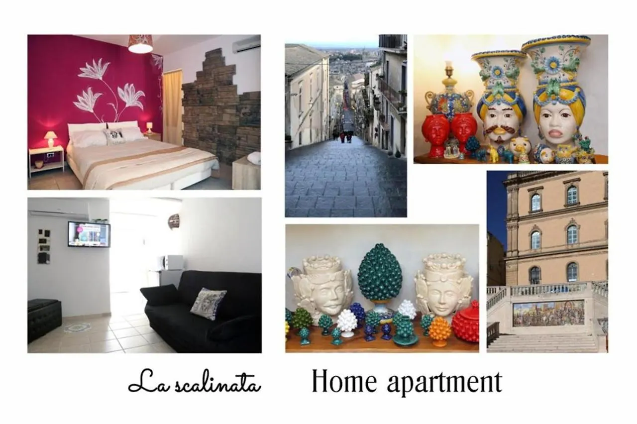 La Scalinata Home Apartment كالتاجيروني بيت ضيافة
